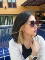 แว่นกันแดด รุ่น GG70s  ทรงเหลี่ยม Oversize พร้อมเลนส์ Polarized - Image 7