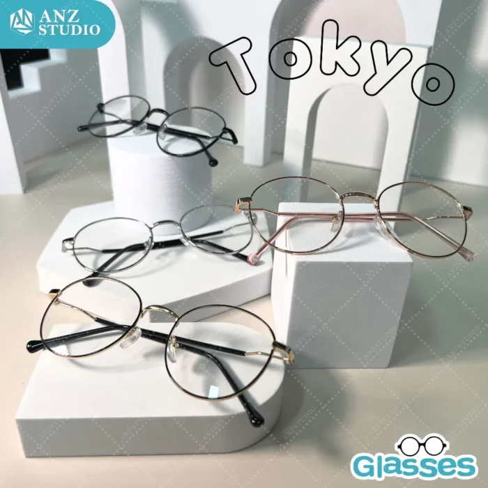 แว่นกรองแสงสีฟ้า Computer Glasses รุ่น Tokyo กรอบทรงกลม - Image 6
