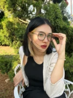 ANZ STUDIO แว่นกรองแสง รุ่น Sputnik ฟรีเลนส์ Elements Blue Protection ตัดใหม่ตามค่าสายตา - Image 7