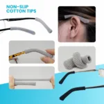 ปลอกสวมขาแว่นตาผ้าฝ้ายกันลื่น เนื้อนิ่ม ใส่สบายหู ยืดได้เยอะ มี 2 สี Non-Slip Cotton Tips - Image 5