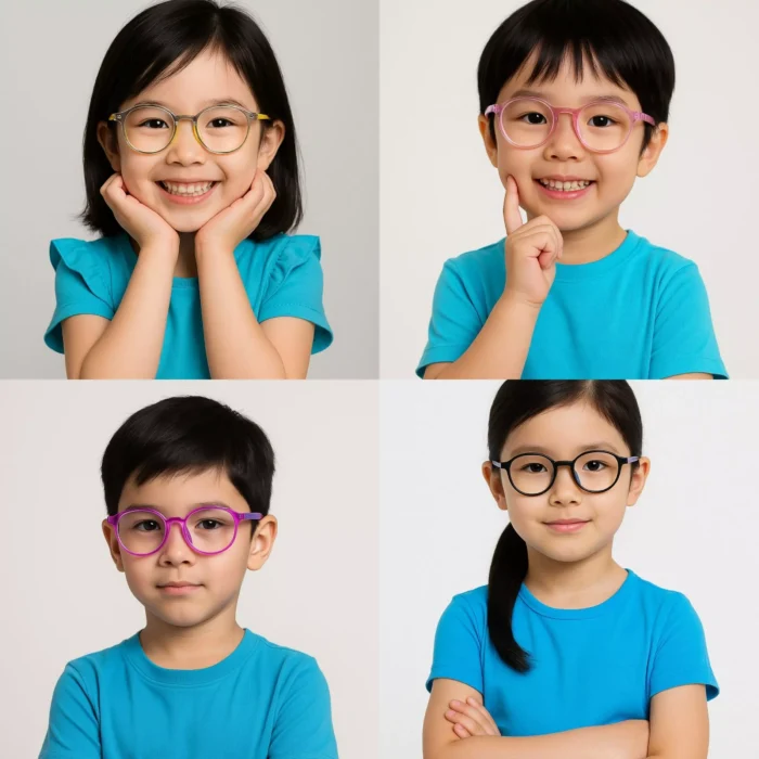 แว่นกรองแสงสีฟ้าเด็ก รุ่น SHA  สำหรับเด็กอายุ 3-12 ปี - Image 3