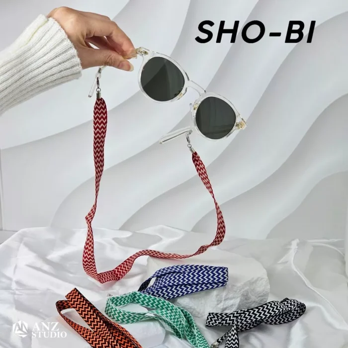 สายคล้องแว่นตา รุ่นโชบิ SHO-BI สายคล้องแว่น 2IN1 สายคล้องแมส สีสันสดใส มีให้เลือก 5 สี - Image 5