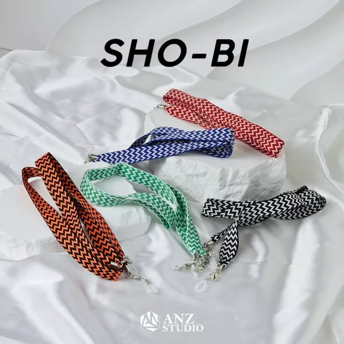 สายคล้องแว่นตา รุ่นโชบิ SHO-BI สายคล้องแว่น 2IN1 สายคล้องแมส สีสันสดใส มีให้เลือก 5 สี - Image 2