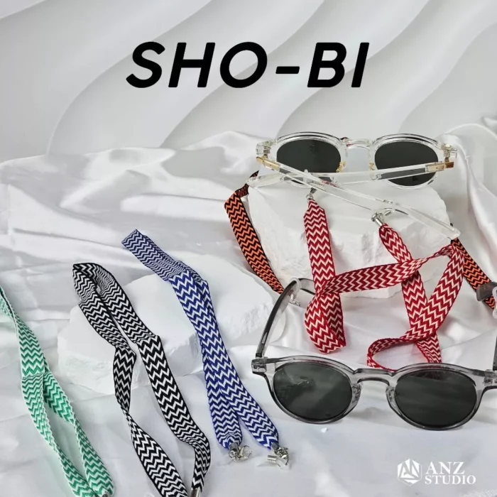 สายคล้องแว่นตา รุ่นโชบิ SHO-BI สายคล้องแว่น 2IN1 สายคล้องแมส สีสันสดใส มีให้เลือก 5 สี - Image 4
