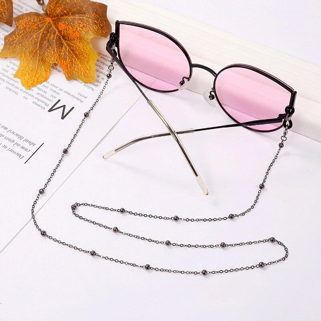 Eyewear Acc23 (7) สายคล้องแว่นตา ลายโซ่ 2IN1 คล้องแว่น สายคล้องแมส สายไม่ลอก - Image 4