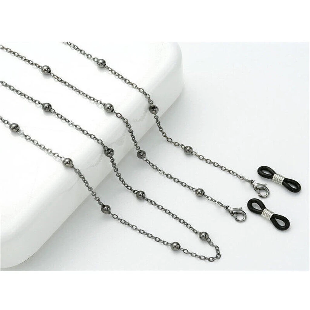 Eyewear Acc23 (8) สายคล้องแว่นตา ลายโซ่ 2IN1 คล้องแว่น สายคล้องแมส สายไม่ลอก - Image 3