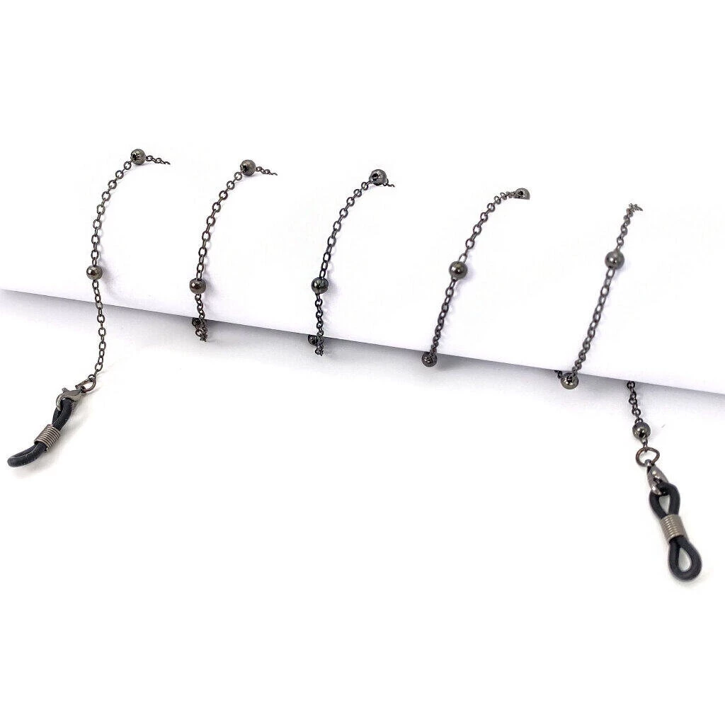 Eyewear Acc23 (9) สายคล้องแว่นตา ลายโซ่ 2IN1 คล้องแว่น สายคล้องแมส สายไม่ลอก - Image 2