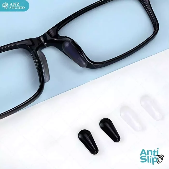 ซิลิโคนเสริมรองจมูกแว่น ทรงหยดน้ำ รุ่นแป้นรองดั้งสูง มี 2 สี - Image 8