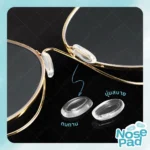 ซิลิโคนแป้นจมูก ทรงวงรี แบบเสียบก้าน - Image 4
