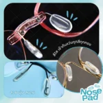 ซิลิโคนแป้นจมูก ทรงวงรี แบบเสียบก้าน - Image 3