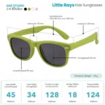 แว่นตากันแดด ANZ รุ่น Little Rays เลนส์ Polarized สำหรับเด็กอายุ 6-12 ปี - Image 2