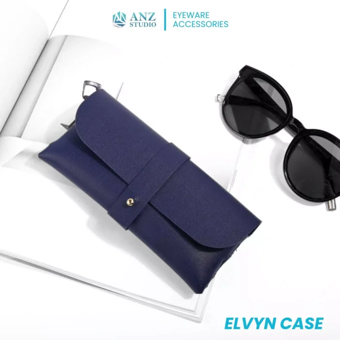 กระเป๋าใส่แว่นตาคลาสสิค รุ่น Elvyn Case แบบหนัง PU นิ่ม - Image 7