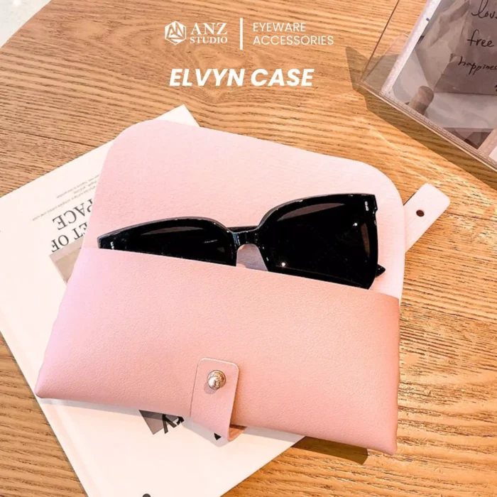 กระเป๋าใส่แว่นตาคลาสสิค รุ่น Elvyn Case แบบหนัง PU นิ่ม - Image 6