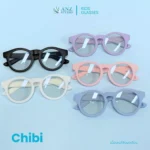 แว่นตากรองแสงสีฟ้า & ป้องกัน UV400 สำหรับเด็ก 0–3 ปี รุ่น Chibi พร้อมสายคล้องแว่นตาปรับระดับ - Image 9