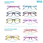 แว่นกรองแสงสีฟ้าเด็ก รุ่น SHA  สำหรับเด็กอายุ 3-12 ปี - Image 4