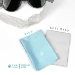 ผ้าเช็ดเลนส์แว่นตา เนื้อซิลค์ ANZ SilkSoft มี 2 สีให้เลือก สีฟ้า /สีเทาอ่อน - Image 6