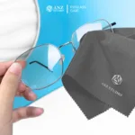 ผ้าเช็ดเลนส์แว่นตา ไมโครไฟเบอร์ ANZ MicroWipe สีเทาเข้ม *คละแบบขอบผ้า* - Image 7