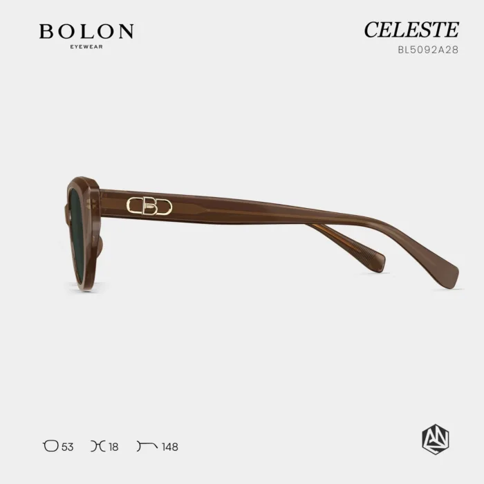แว่นตา BOLON CELESTE BL5092 – ทรง Cat-eye สีสันหรูหราแบบ Monochrome | ANZ STUDIO - Image 4