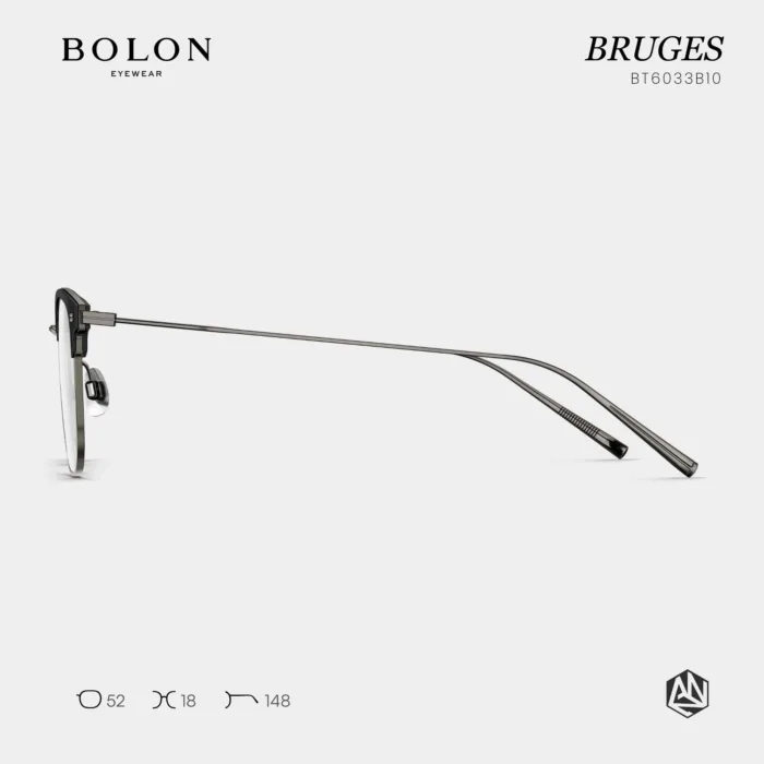 แว่นตา BOLON BRUGES BT6033 – ทรง D Shape ดีไซน์เรียบเฉียบสำหรับผู้ชาย | ANZ STUDIO - Image 4