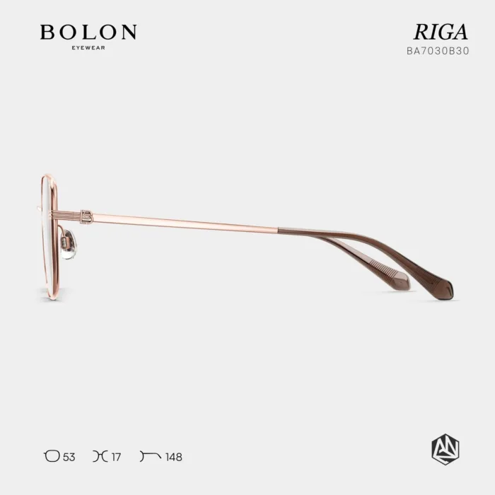 แว่นตา BOLON RIGA BA7030 – ทรง Irregular ดีไซน์ Oversized หรูหราเบาเป็นพิเศษ | ANZ STUDIO - Image 9
