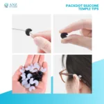ซิลิโคนเกี่ยวขาแว่นตา รุ่น Packdot มี 2 สีให้เลือก สำหรับขาแว่นขนาด 3-9 mm. - Image 7