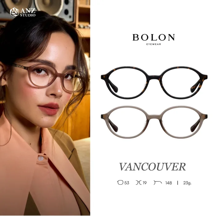 แว่นตา BOLON VANCOUVER BJ3205 – ทรง Oval ดีไซน์เรียบหรู | ANZ STUDIO - Image 1