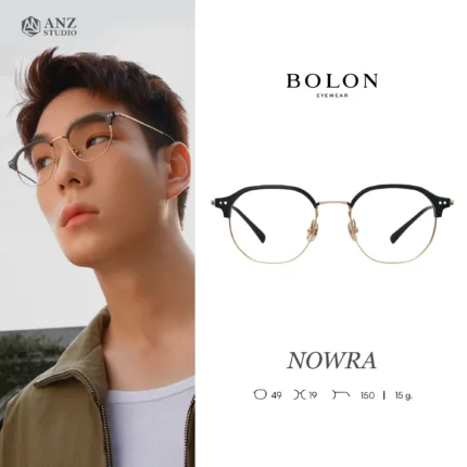 แว่นตา BOLON NOWRA BT6012 – ทรง Irregular สไตล์เรโทรสุดคลาสสิก | ANZ STUDIO