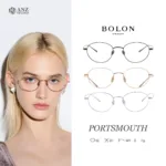 แว่นตา BOLON PORTSMOUTH BT1630 – ทรง Oval เฟรมบาง เบา เรียบหรูสำหรับผู้หญิง | ANZ STUDIO