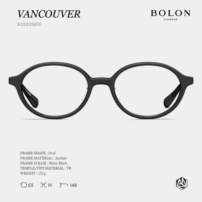แว่นตา BOLON VANCOUVER BJ3205 – ทรง Oval ดีไซน์เรียบหรู | ANZ STUDIO - Image 8