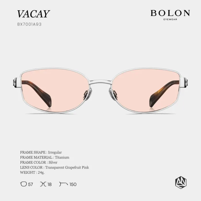 แว่นตา BOLON VACAY BX7001 – ทรง Irregular กลิ่นอายเรโทรยุค 90s | ANZ STUDIO - Image 2
