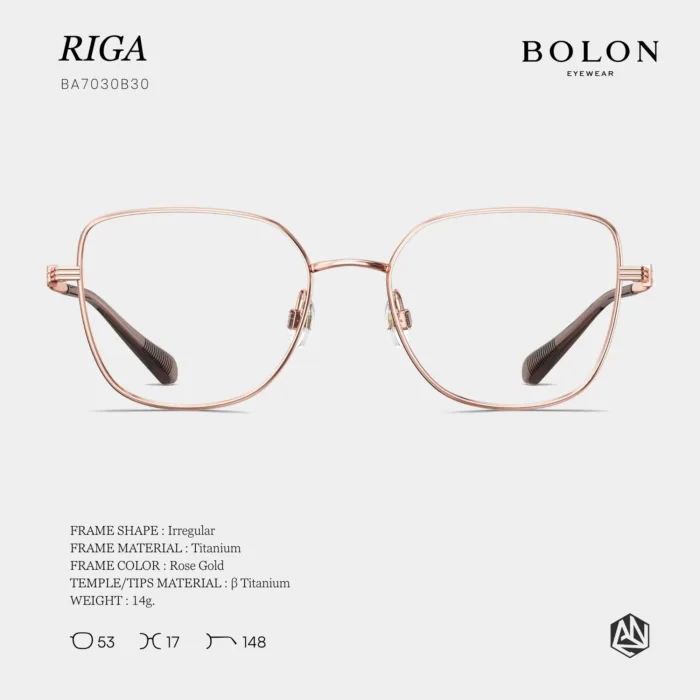 แว่นตา BOLON RIGA BA7030 – ทรง Irregular ดีไซน์ Oversized หรูหราเบาเป็นพิเศษ | ANZ STUDIO - Image 7