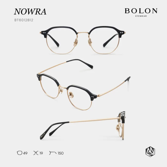 แว่นตา BOLON NOWRA BT6012 – ทรง Irregular สไตล์เรโทรสุดคลาสสิก | ANZ STUDIO - Image 6