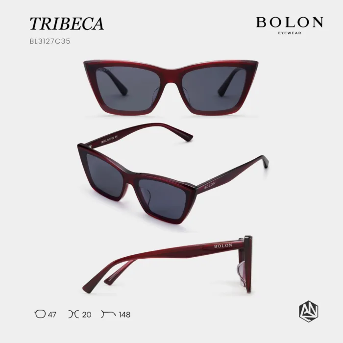 แว่นตา BOLON TRIBECA BL3127 – ทรง Cat Eye ดีไซน์ยาวเฉียบสำหรับลุคที่ไม่ซ้ำใคร | ANZ STUDIO - Image 2