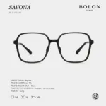 แว่นตา BOLON SAVONA BJ5106 – ทรง Square สไตล์มินิมอลเฉียบบางเบา | ANZ STUDIO - Image 3