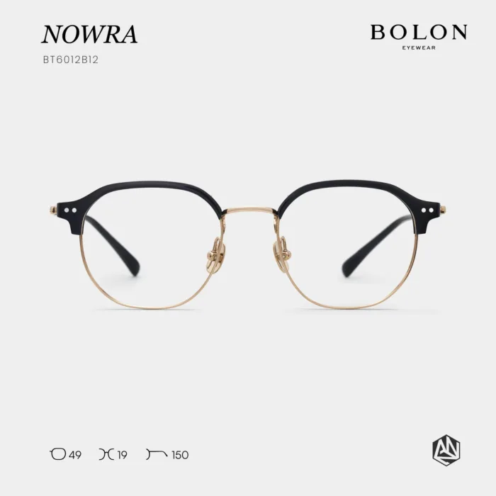 แว่นตา BOLON NOWRA BT6012 – ทรง Irregular สไตล์เรโทรสุดคลาสสิก | ANZ STUDIO - Image 3