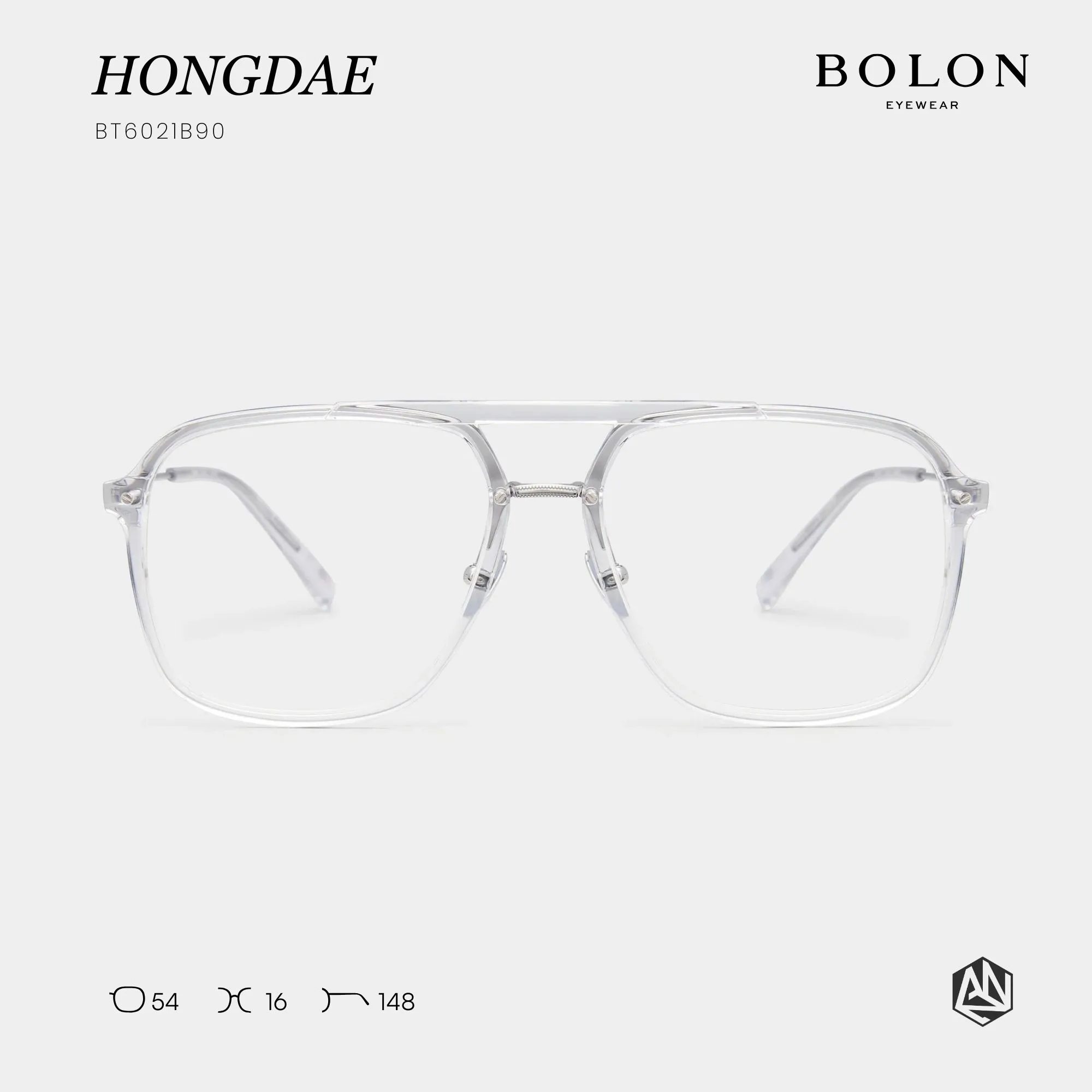 4 แว่นตา BOLON HONGDAE BT6021 – ทรง Aviator ดีไซน์ทรงพลัง | ANZ STUDIO - Image 4