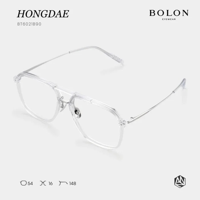 แว่นตา BOLON HONGDAE BT6021 – ทรง Aviator ดีไซน์ทรงพลัง | ANZ STUDIO - Image 4