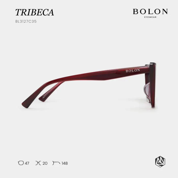 แว่นตา BOLON TRIBECA BL3127 – ทรง Cat Eye ดีไซน์ยาวเฉียบสำหรับลุคที่ไม่ซ้ำใคร | ANZ STUDIO - Image 6