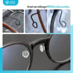 แป้นจมูกซิลิโคนทรงสามเหลี่ยม แบบเสียบก้าน Triangle Silicone Nose Pads – Push in Type - Image 6