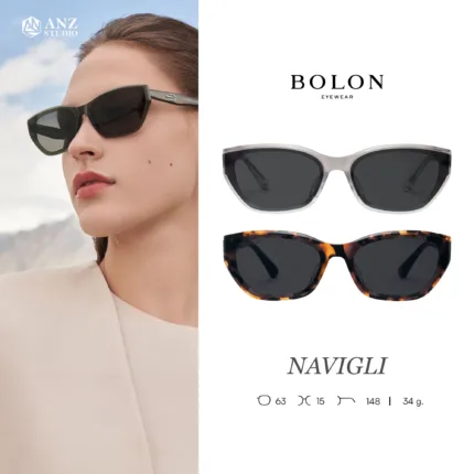 แว่นตา BOLON NAVIGLI BL3159 – ทรง Cat Eye ดีไซน์เฉียบในโทนสีสุดคลาสสิก | ANZ STUDIO