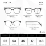 แว่นตา BOLON RIGA BA7030 – ทรง Irregular ดีไซน์ Oversized หรูหราเบาเป็นพิเศษ | ANZ STUDIO - Image 13