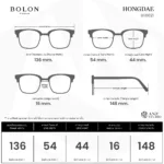 แว่นตา BOLON HONGDAE BT6021 – ทรง Aviator ดีไซน์ทรงพลัง | ANZ STUDIO - Image 9