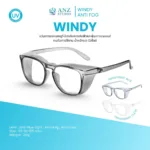 แว่นกรองแสงสีฟ้า รุ่น WINDY Anti-Fog กันลม ป้องกันฝุ่น PM2.5
