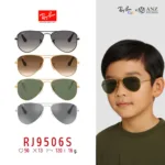 Ray-Ban Junior Aviator RJ9506S Sunglasses Size 50 แว่นกันแดดเด็ก