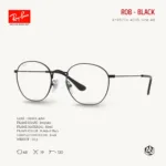 Ray-Ban Kids Rob RY9572V Eyeglasses Size 47 กรอบแว่นเด็ก - Image 6