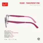Ray-Ban Junior Round RY1625D Eyeglasses Size 47 กรอบแว่นสายตาเด็ก ทรงกลม - Image 7