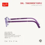 Ray-Ban Junior Oval RY1616D Eyeglasses Size 47 กรอบแว่นเด็ก - Image 13