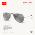 Ray-Ban Junior Round RJ9547S Sunglasses Size 44 แว่นกันแดดเด็ก ทรงกลม - Image 12