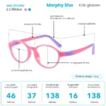 แว่นสำหรับเด็ก กรอบเเว่นเปลี่ยนสี รุ่น Morphy SHA - Image 3