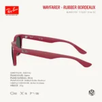 Ray-Ban Junior New Wayfarer RJ9052SF Sunglasses Size 50 แว่นกันแดดเด็ก - Image 7
